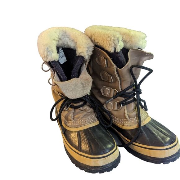 🛍️ - Sorel Caribou Vintage Winter Snow Boots Size 5 Womens - Picture 4 of 4